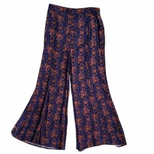 Anthropologie Elevenses high waist flare leg pants